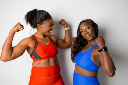 two healthy women